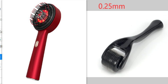 Peigne de massage électrique lumière rouge - Peigne de drainage du cuir chevelu à domicile