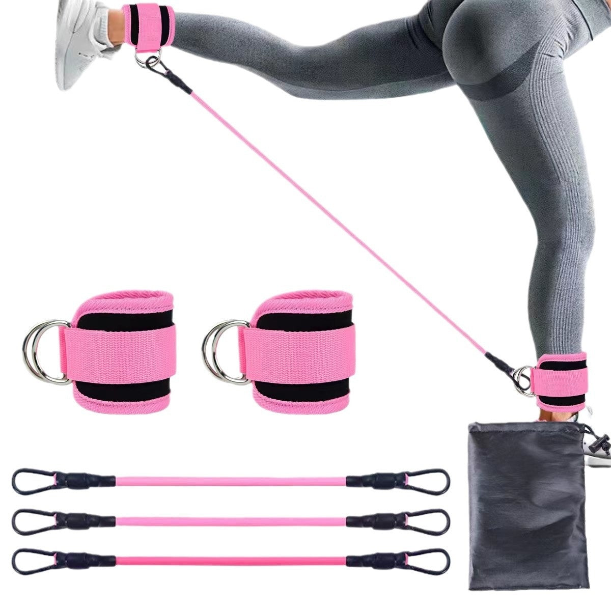 Ankle Strap Resistance Bands Hip Leg Strength Pull Rope