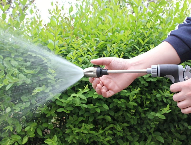 1pc High Pressure Car Washing Water Gun RV Cleaning Tool Plastic Gun Body Long Rod Nozzle Garden Hose Nozzle Garden Flower Shower Multi-Function Watering Tool Powerful Car Brush Artifact Cleaning Tool - Reference expert
