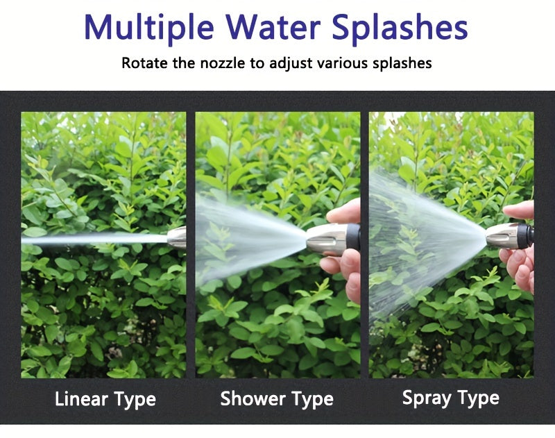 1pc High Pressure Car Washing Water Gun RV Cleaning Tool Plastic Gun Body Long Rod Nozzle Garden Hose Nozzle Garden Flower Shower Multi-Function Watering Tool Powerful Car Brush Artifact Cleaning Tool - Reference expert