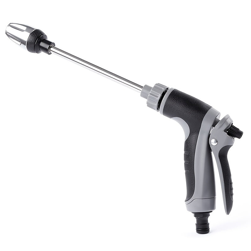 1pc High Pressure Car Washing Water Gun RV Cleaning Tool Plastic Gun Body Long Rod Nozzle Garden Hose Nozzle Garden Flower Shower Multi-Function Watering Tool Powerful Car Brush Artifact Cleaning Tool - Reference expert