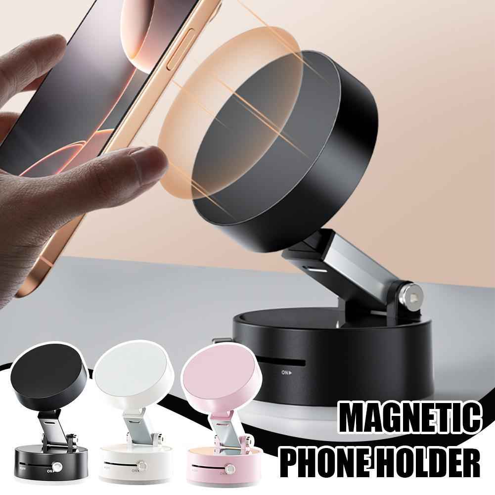 Foldable Magnetic Vacuum Car Phone Holder Foldable