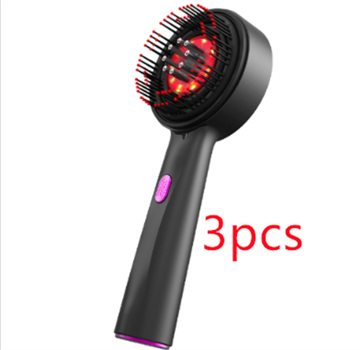 Peigne de massage électrique lumière rouge - Peigne de drainage du cuir chevelu à domicile