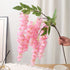 120cm Glycine artificielle décorative géante à longues branches pour mariage et décoration de salon