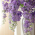 120cm Glycine artificielle décorative géante à longues branches pour mariage et décoration de salon