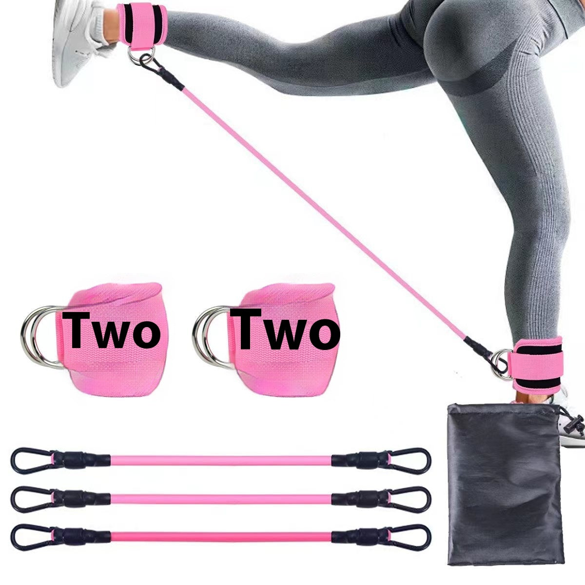 Ankle Strap Resistance Bands Hip Leg Strength Pull Rope