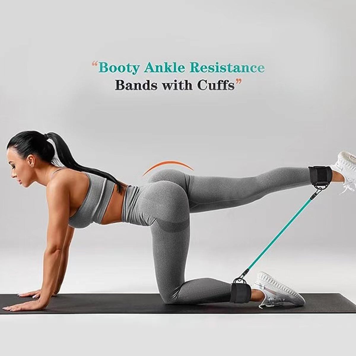 Ankle Strap Resistance Bands Hip Leg Strength Pull Rope