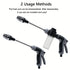 1pc High Pressure Car Washing Water Gun RV Cleaning Tool Plastic Gun Body Long Rod Nozzle Garden Hose Nozzle Garden Flower Shower Multi-Function Watering Tool Powerful Car Brush Artifact Cleaning Tool - Reference expert